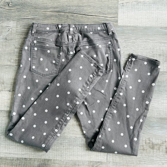GAP Polka Dot Stretch Jean Jeggings (size 14) - Picture 4 of 12